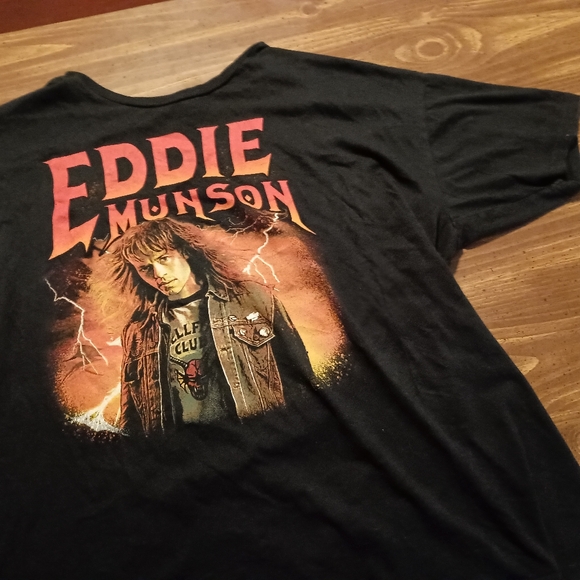 STRANGER THINGS EDDIE MUNSON T-SHIRT - 2XL // Netflix TV Show Horror Scary Tee - Picture 3 of 7